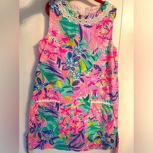 Girls Little Lilly Pulitzer Classic Shift Dress size 10